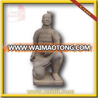 Chinese Clay Warrior Replica Kneeling Archer Statue BMY1032