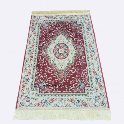 Islam comfortable icesilk velvet praying mat carpet