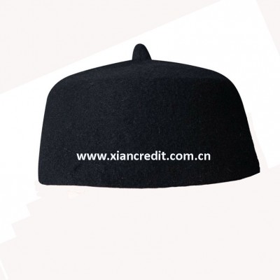 Black Fez hat in arabic