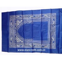 1 piece packing OPP bag Blue color prayer rug without compass