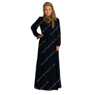 2016 newly production Muslim clothes black Abaya for beautiful Muslim women