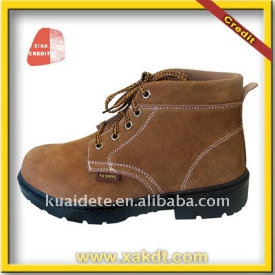 Industrial Suede leather used work boots FS-347