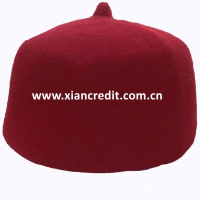 Islam red hat reshaping a wool felt hat felt wool hat