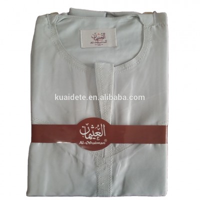 2020 Fashion Muslim men's Thobe in Dubai muslim men's clothes